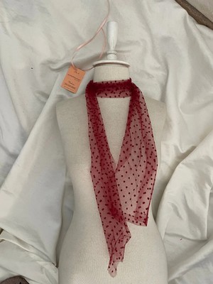 Nurcanilirboutique Puantiyeli Fular