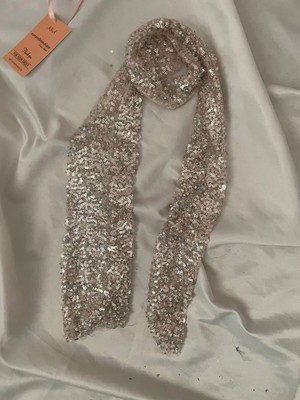 Nurcanilirboutique Pullu Boncuk Zarif Fular