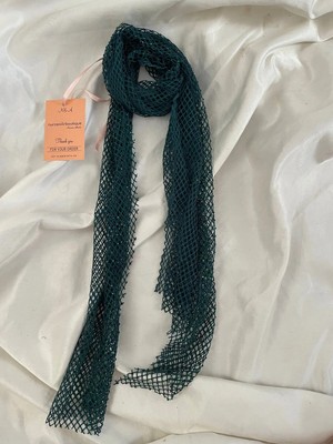Nurcanilirboutique Yeşil Taşlı Fular