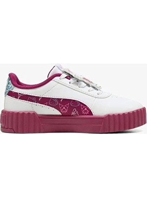 Puma Çocuk Carina 3 0 Hk&amp;fr 2 Ps Ayakkabı 40339501 Beyaz/bordo