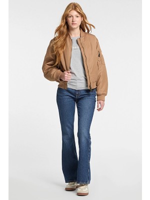 Guess Jeans Regular Fit Denim Kumaş Kadın Kot Pantolon W5RA1SD5M44 Mavi