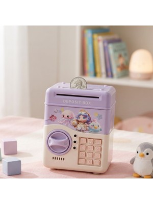 Uravas Store Müzikli Kumbara - Işıklı - Şifreli Atm Tasarımlı