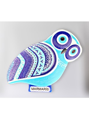 Mundy Marmaris Polyester Kabartmalı Magnet 5,5 x 9 cm  Dekoratif Hediyelik Buzdolabı Süsü (KOD:1616)