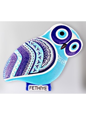 Mundy Fethiye Polyester Kabartmalı Magnet 5,5 x 9 cm  Dekoratif Hediyelik Buzdolabı Süsü (KOD:1622)