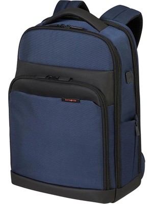 Samsonite KF9-01-003 14.1" Mysight USB Girişli Notebook Sırt Çantası Mavi (Kdo)