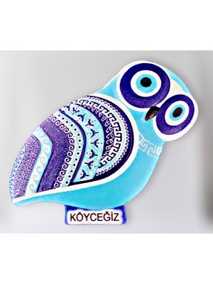 Mundy Köyceğiz Polyester Kabartmalı Magnet 5,5 x 9 cm  Dekoratif Hediyelik Buzdolabı Süsü (KOD:1626)