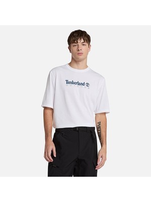 Timberland Uv-Protectıon Logo Short Sleeve Tee Erkek Tişört TB0A5SFX1001