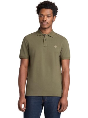 Timberland Mıllers Rıver Pique Short Sleeve Polo Erkek Yeşil Tshirt TB0A6VDPA581
