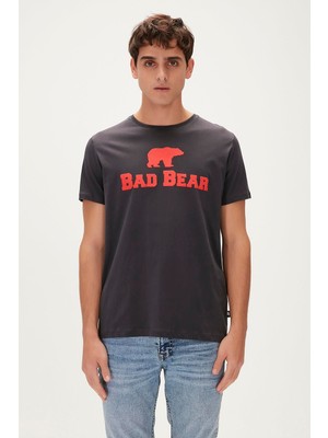 Bad Bear 19.01.07.002.Bad Bear Tee Antrasit Erkek T-Shirt