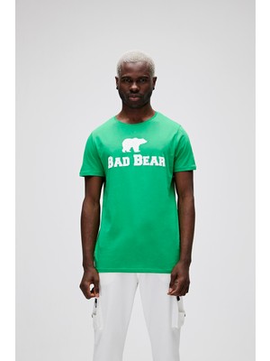 Bad Bear Bear Tee T-Shirt Yeşil Baskılı Erkek Tişört