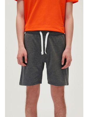Bad Bear Holmer SweatShorts Koyu Gri Erkek Şort