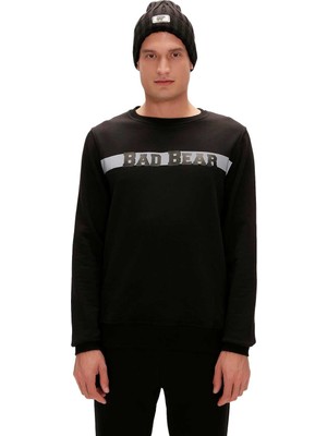 Bad Bear Reflect Bear Crewneck Siyah Erkek Sweatshirt
