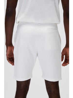Bad Bear Holmer SweatShorts Off-White Beyaz Erkek Şort