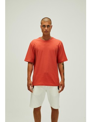Bad Bear Liber Oversize T-Shirt Ginger Tarçın Basic Erkek Tişört