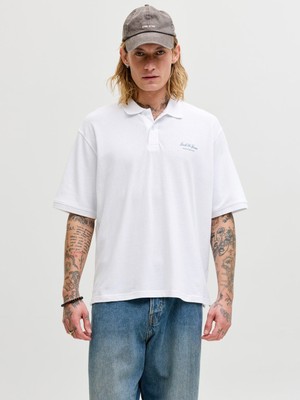 Jack & Jones Jjearchıve Graphıc Polo Beyaz Erkek 791