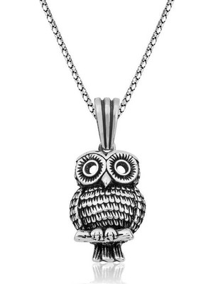Inure Jewelry ​Gümüş Baykuş Kolye