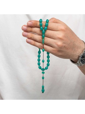 Inure Jewelry Sıkma Kehribar Tesbih