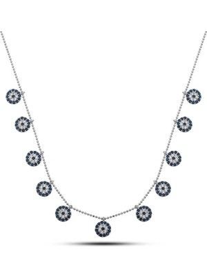 Inure Jewelry Gümüş Nazarlı Şans Kadın Kolye