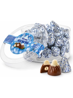 Elvan Iceberg Bütün Fındıklı Sütlü Çikolata 500 Gr Kutu