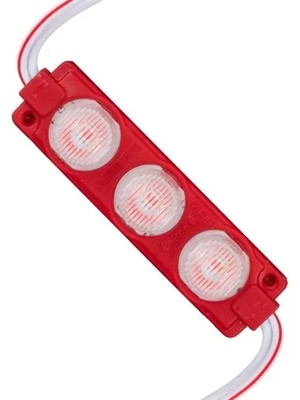 Uravas Store 12 Volt 3 Watt Kırmızı LED Modül - 74X20 mm - 3030 Çip