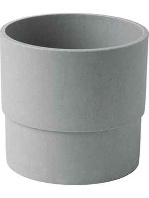 Esranın Dünyası Nypon Bitki Saksısı, 12 Cm, Açık Hava Gri