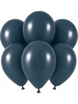 BeySüS Derin Okyanus Renk Lateks Retro Balon (30 cm) - 6 Adet