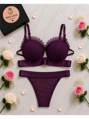 Miss Lion Lingerie Istridye Detaylı Sütyen Takım