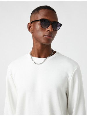 Koton Bisiklet Yaka Basic Sweatshirt