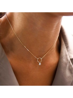 Cherry By Özkonak Tektaşlı Choker Kolye