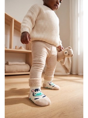 Bony Socks Bebek Hayvan Desenli Havlu Soket Çorap