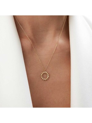 Circle Arrow Kolye