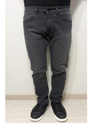 Hacker Denim Fistan Store Erkek Yüksek Bel Rahat Kesim Boru Paça Jean Pantolon