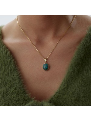 Dark Green Vintage Kolye