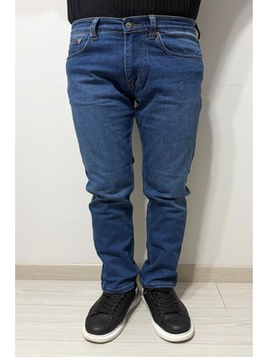 Hacker Denim Fistan Store Erkek Yüksek Bel Rahat Kesim Boru Paça Jean Pantolon