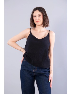 Mckanzie 6650 (N-2284) İp Askılı Müslin Bluz