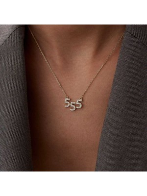 555 Taşlı Manifest Kolye