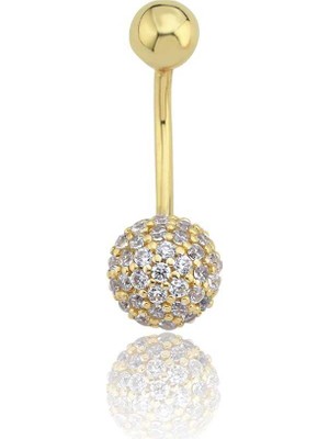 Taşlı Top Göbek Piercing