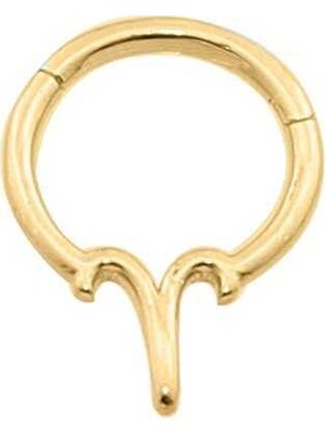 Koç Burcu Halka Helix Piercing