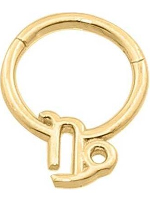 Oğlak Burcu Halka Helix Piercing