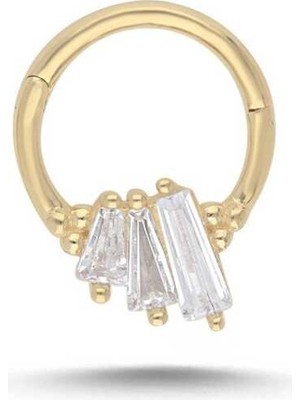 Sıralı Üç Trapez Helix Piercing