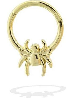 Örümcek Motifli Helix Piercing