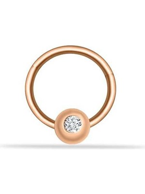 Tektaş Daire Motifli Helix Piercing