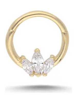 Markiz Lotus Çiçeği Helix Piercing