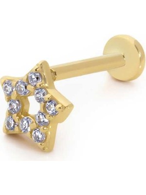 Taşlı Yıldız Tragus Piercing