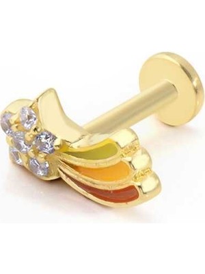 Mineli Kuyruklu Yıldız Tragus Piercing