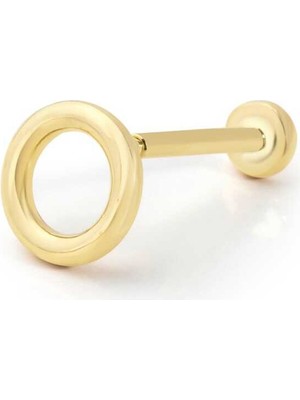 Halka Model Düz Tragus Piercing