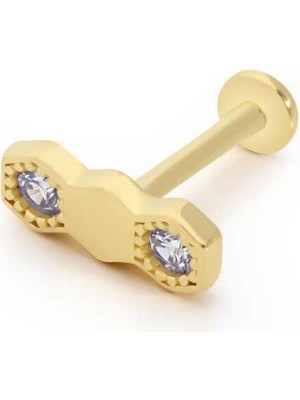 Üçlü Petek Model Tragus Piercing