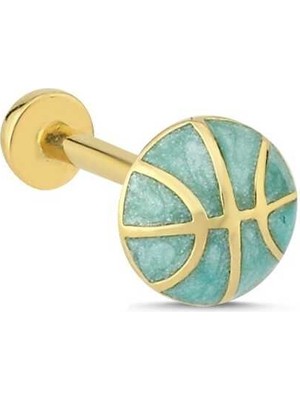 Basketball Model Mavi Opaltragus Piercing