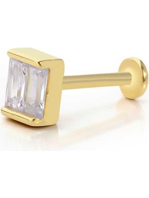 Ikili Baget Taş Tragus Piercing