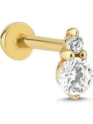 Büyük & Küçük Taşlı Tragus Piercing